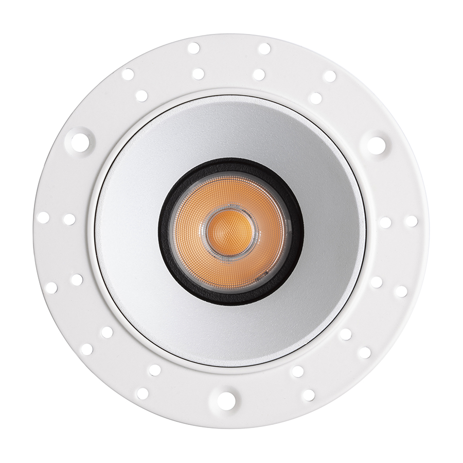 Lumina LED incasabila fara cadru cu reflector decorativ interior alb, ANTARES încastrat 230V 10W 36° 3000K