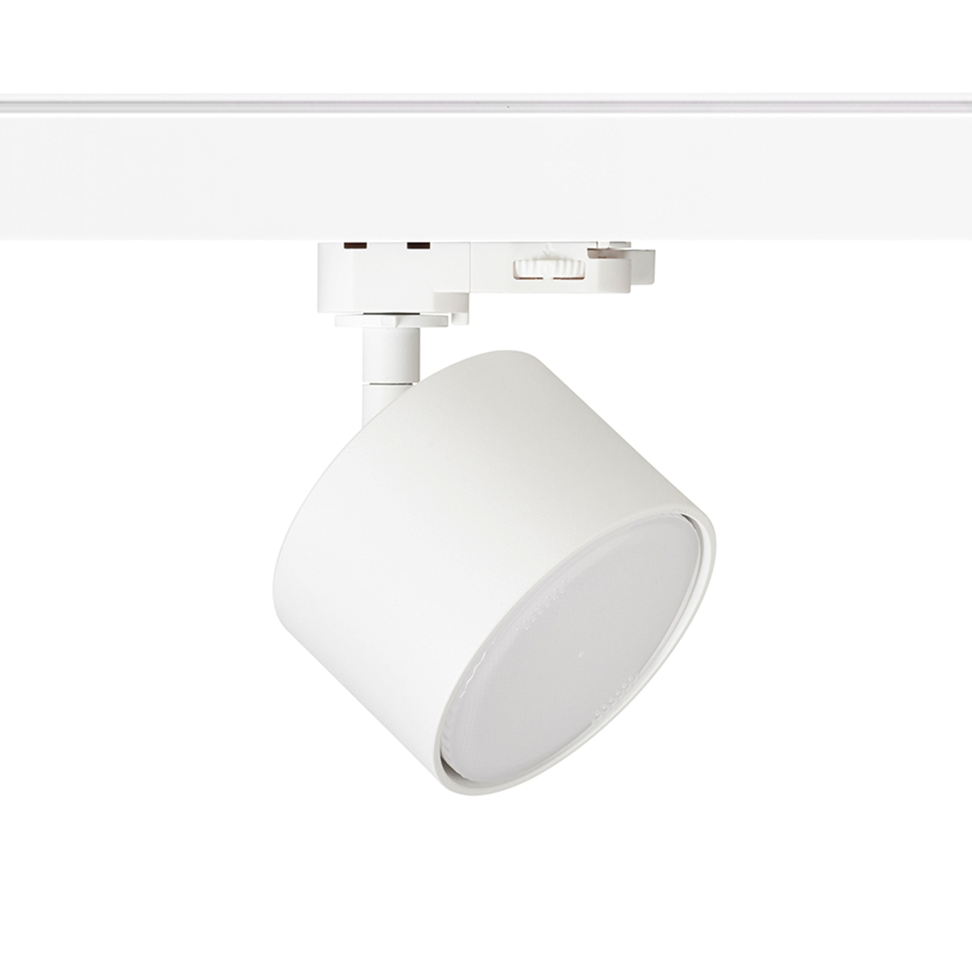 Dispozitiv de fixare reglabil din aluminiu cu un adaptor pentru o cale cu 3 circuite, PIXEL sina cu 3-circuite alb 230V LED GX53 7W