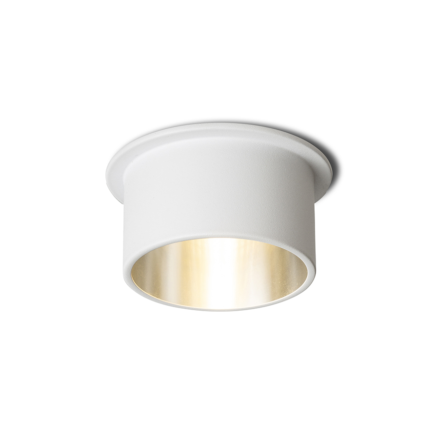 Lumina partial incastrata din aluminiu in diverse versiuni de culoare, conceputa pentru utilizare, ORTA încastrat alb 230V LED GU10 9W