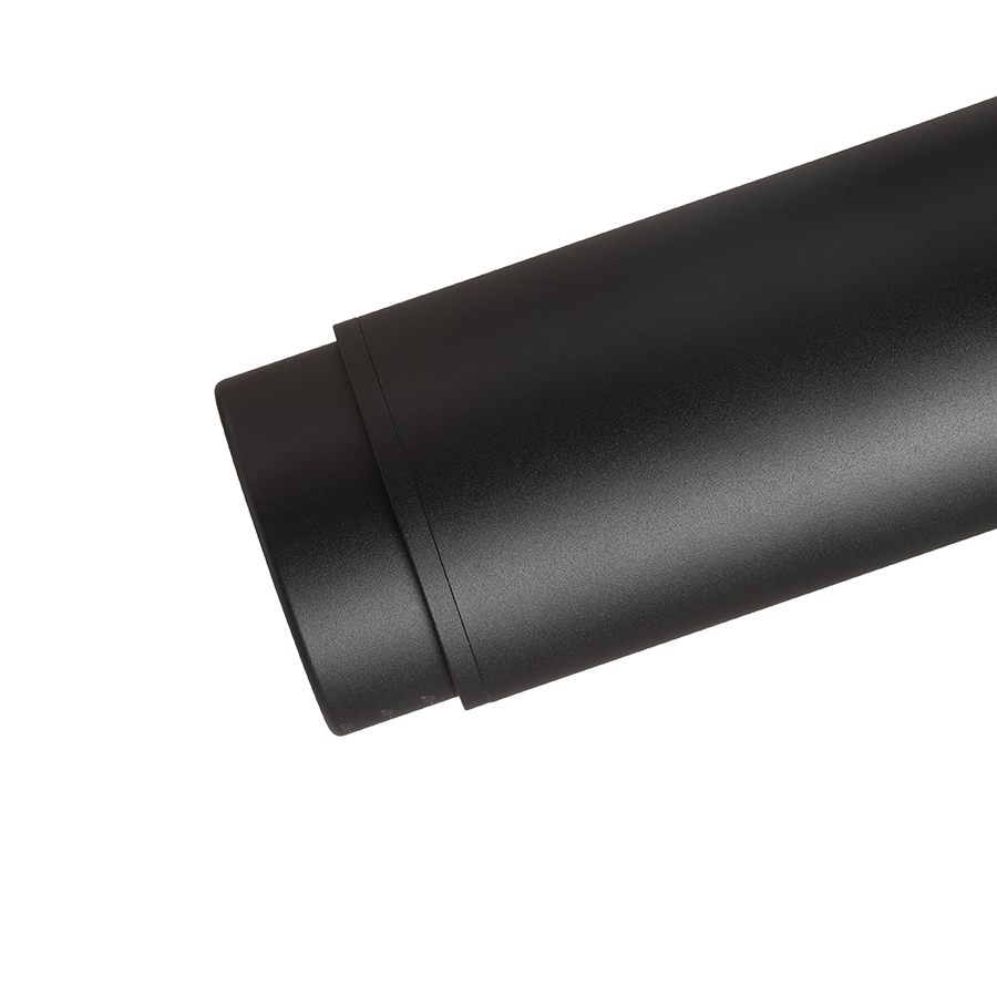Spot reglabil in formă de tub pentru piste cu 3-circuite, cu posibilitatea de a regla unghiul, FOCUS 30 ZOOM DIMM șină cu 3-circuite negru 230V LED 30W 10 60° 3000K 4000K 5000K