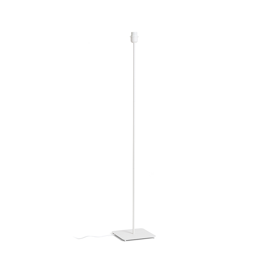 Suport metalic pentru nuanțe cu clemă E27, CORTINA bază de podea alb 230V LED 15W