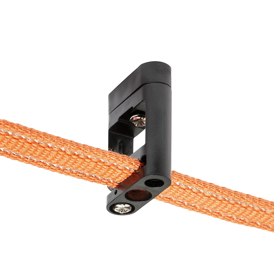 Suport de montare pentru banda textil WAVE 24V, WAVE maner mecanic negru