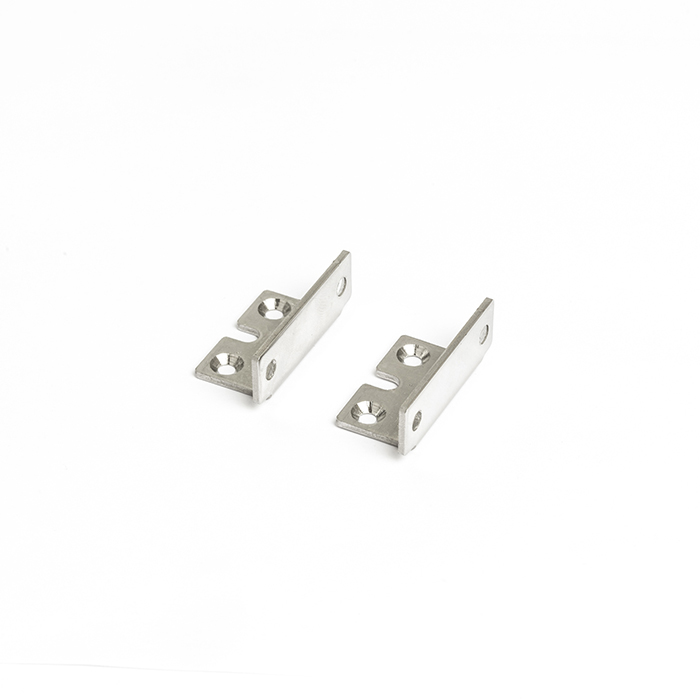 Suporturi cromate pentru montare pe o cutie de articole R102401, R12402, R12403, R12404, R12405 a, LEVIA urechi de prindere pe dulap crom